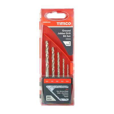 Timco HSSG5DS HSS Drill Set 5pc 2mm-6mm...